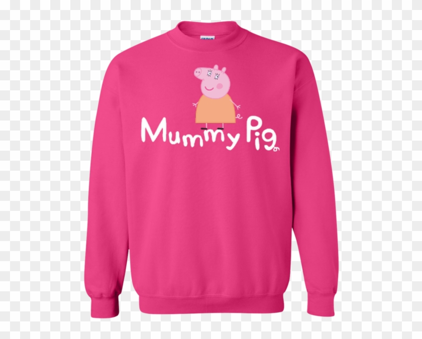 Mummy Pig Crewneck Pullover Sweatshirt Peppa Pig Birthday - Crew Neck #373896