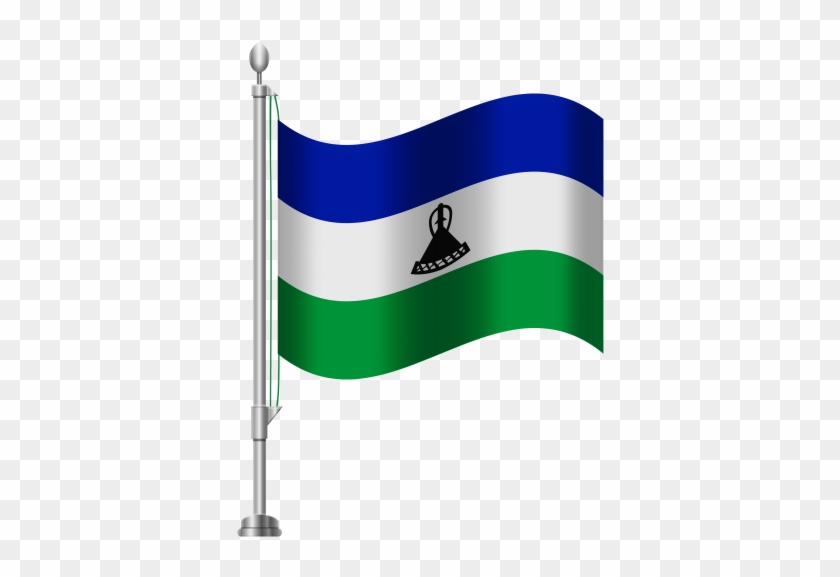 Lesotho Flag Png Clip Art - Greece Flag Clipart #373902