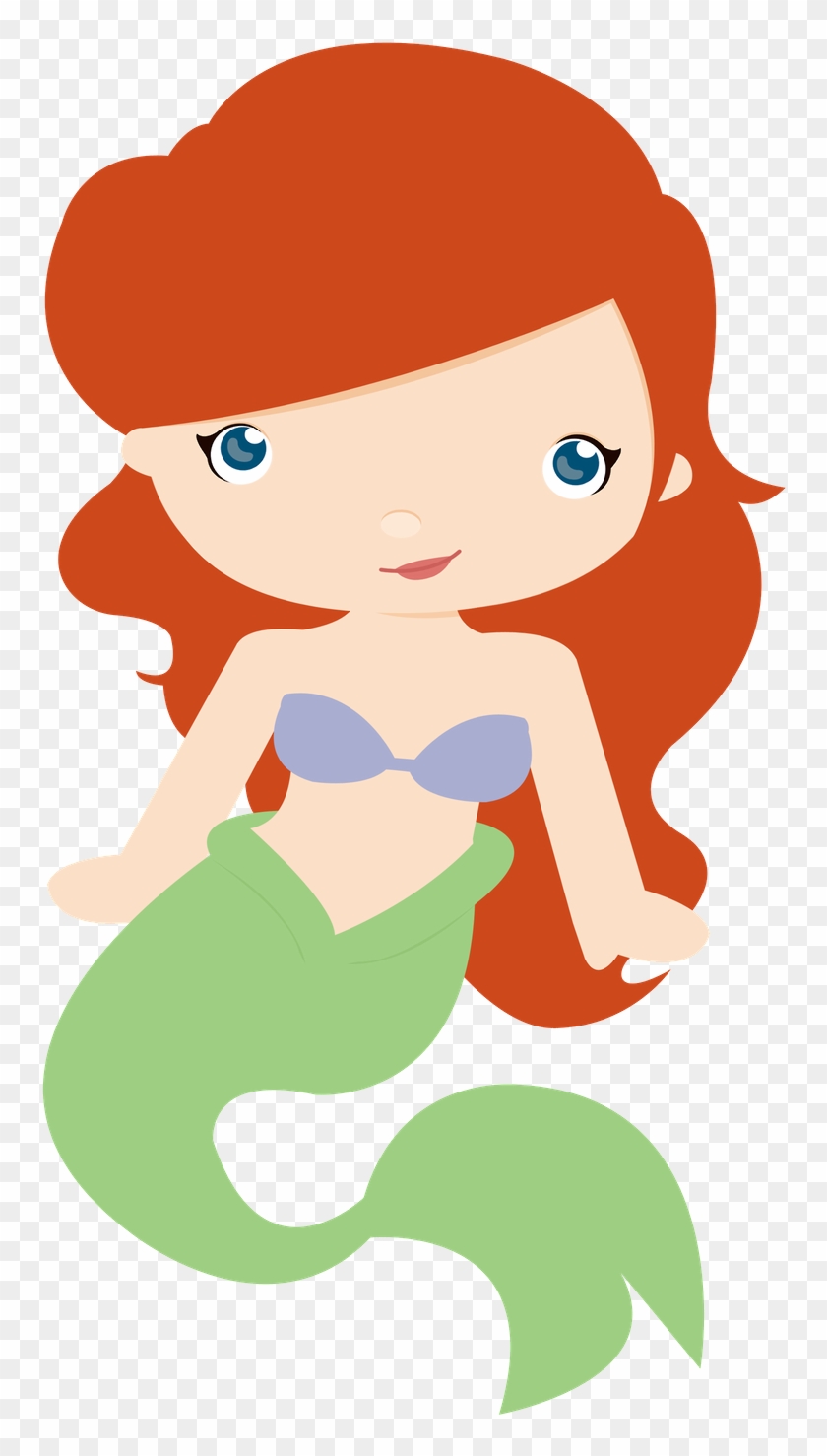 Pequena Sereia - Minus - Desenho Sereia Png #373935