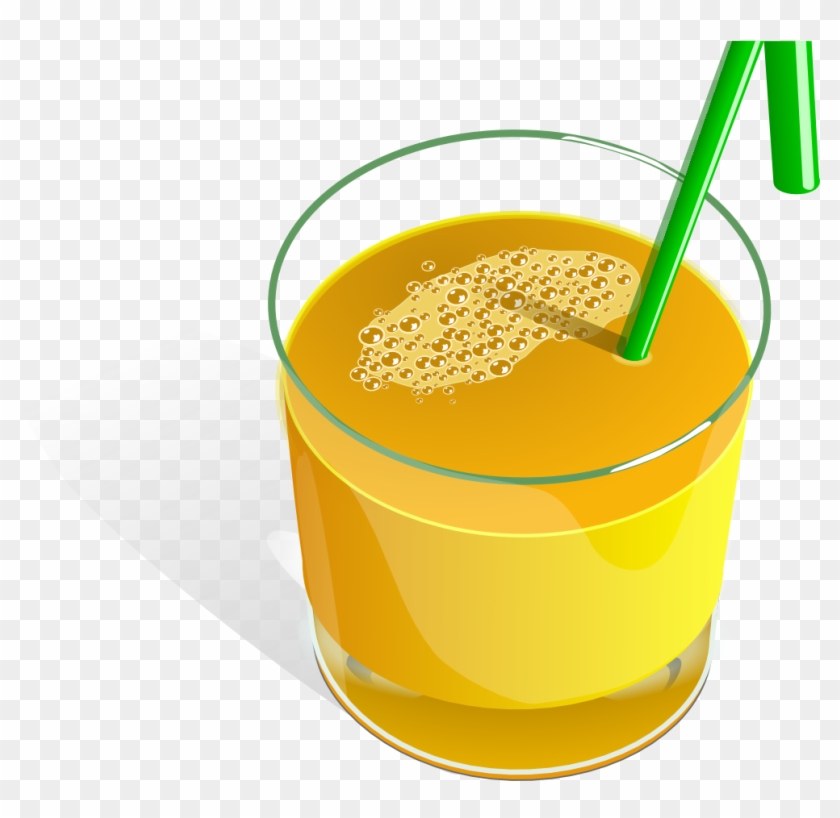 Mango Clipart Oren - Glass Of Juice #374083