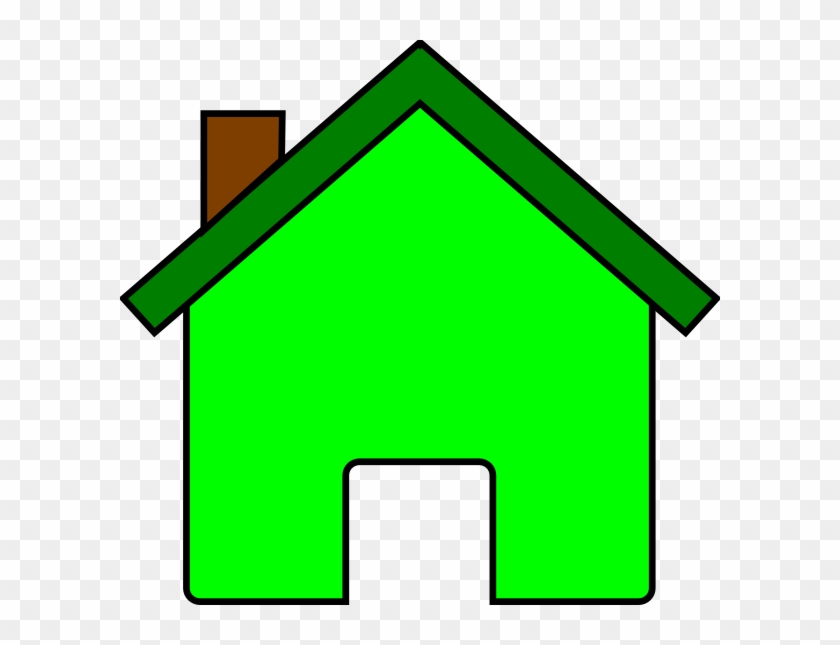 House - Green House Clip Art #374090