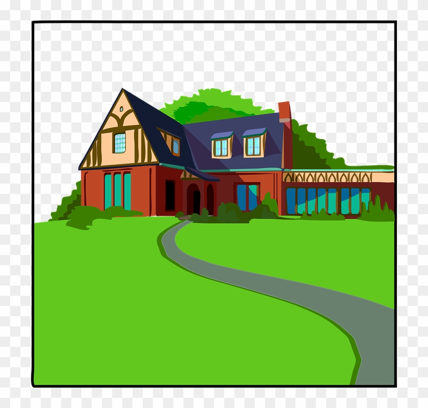 Road Clipart House - Haunted Attractions Journal For Kids #374130