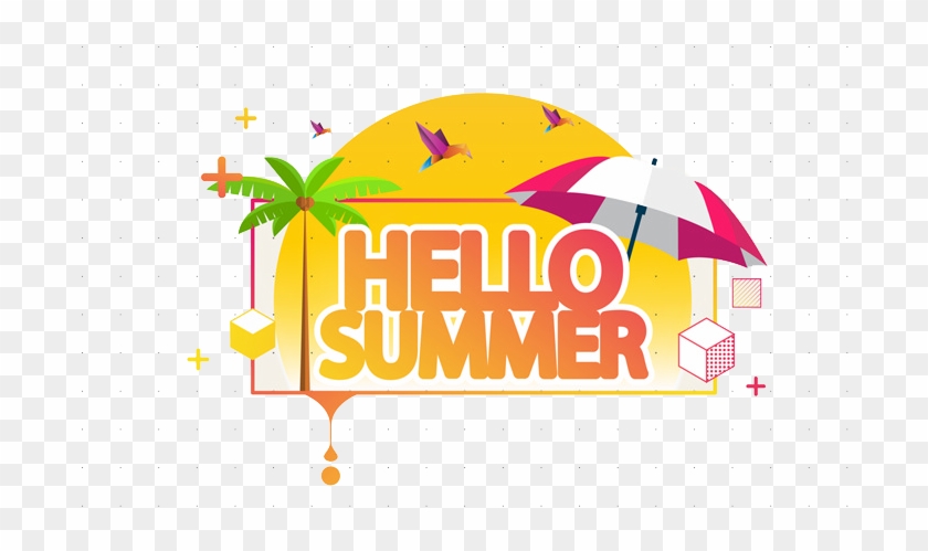 Summer Illustration - Hello Summer - Summer Illustration - Hello Summer #374269