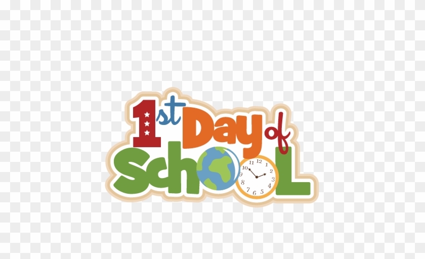 Elegant First Day Of Kindergarten Clip Art 1st Day - First Day Of School 2018 #374270