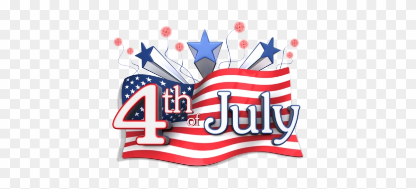 Happy 4th Of July Clipart - Fourth Of July Flag #374274