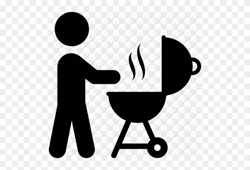 Person Grilling For Magic Club Picnic - Grill Icon #374355