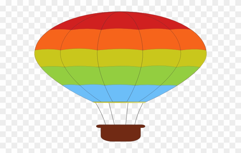 Picnic Basket Aj - Cartoon Hot Air Balloon #374361