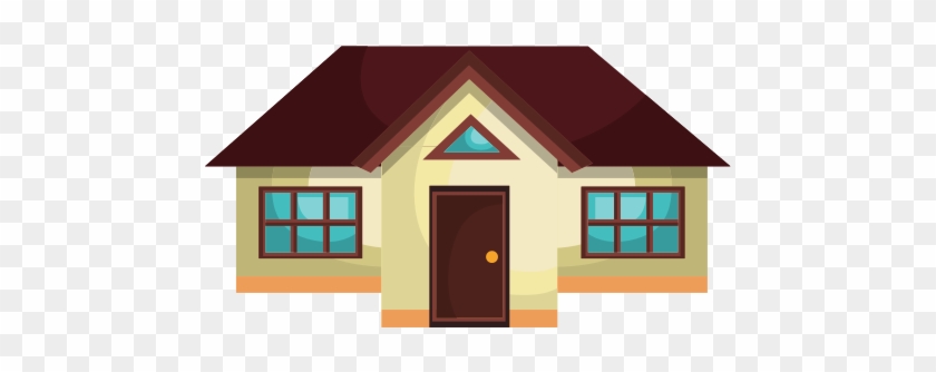 Real Estate House Isolated Flat Icon - House #374496