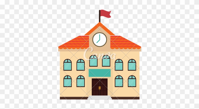 School Building Computer Icons - School Building Vector Png #374510