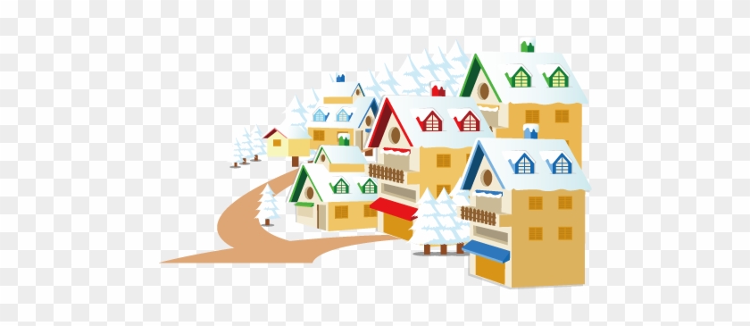 Cartoon Christmas Wallpaper - House #374569