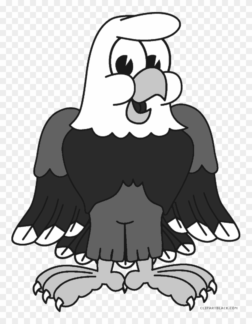 Bald Eagle Animal Free Black White Clipart Images Clipartblack - Eagle Clip  Art - Free Transparent PNG Clipart Images Download