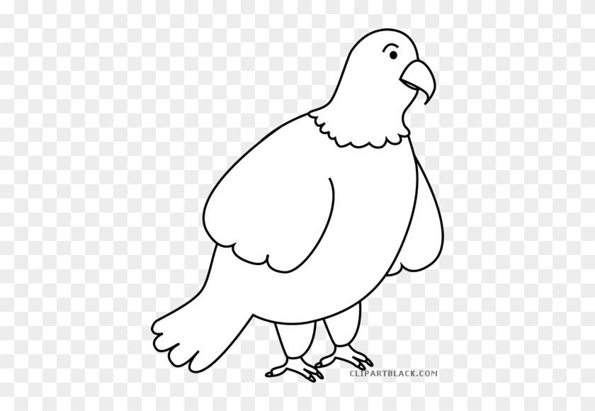 Bald Eagle Animal Free Black White Clipart Images Clipartblack - Penguin #374692