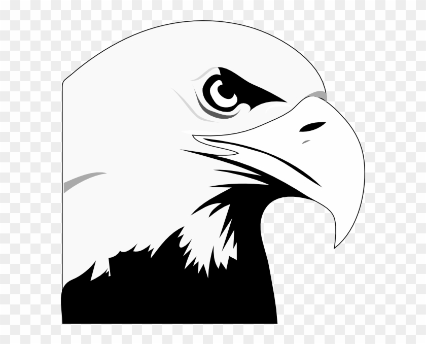 Free Eagle Clip Art Black And White - Bald Eagle Head Png #374695