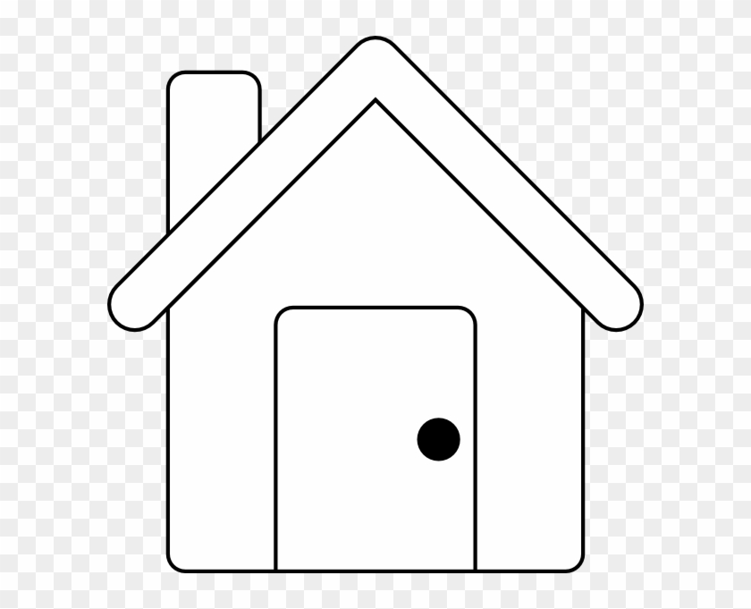 House - Outline - Template - Outlines Of A House #374714