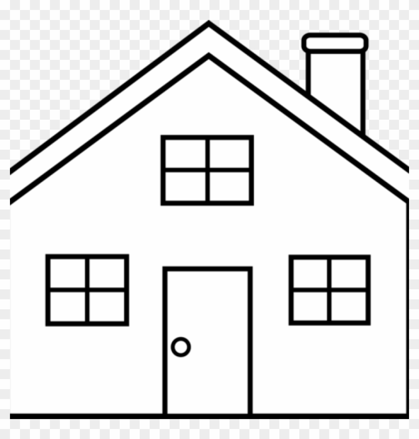 House Outline Clipart House Outline Clipart Black And - House Outline Clip Art #374745