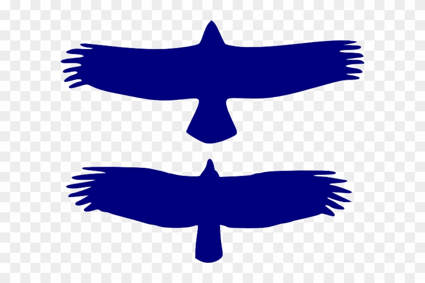 Blue Eagles Clip Art At Clker - Bald Eagle Silhouette #374750