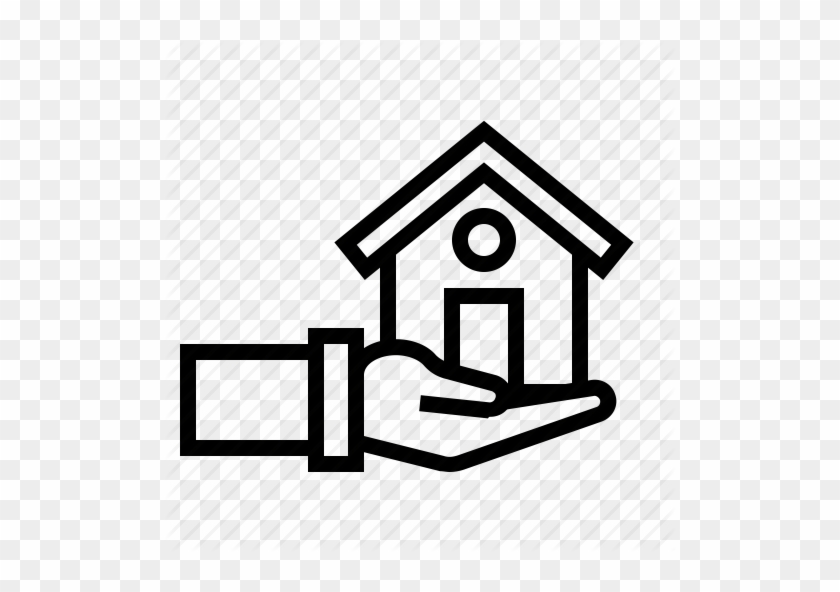 House And Home Thin Line Icon Outline Decorated Pictogram - Icon #374768