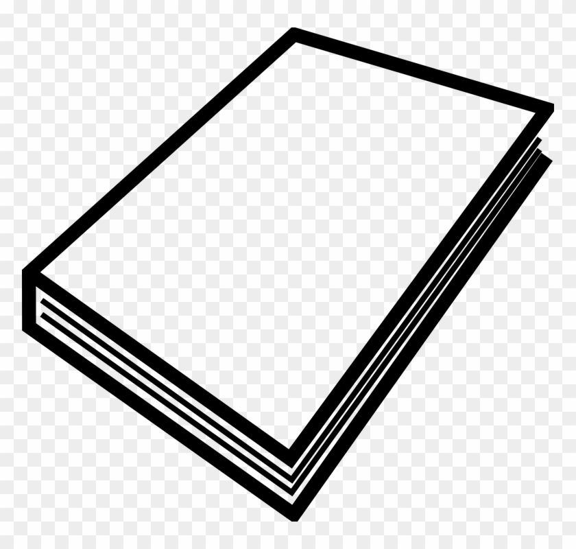 Blank House Cliparts 17, - Closed Book Clipart #374775