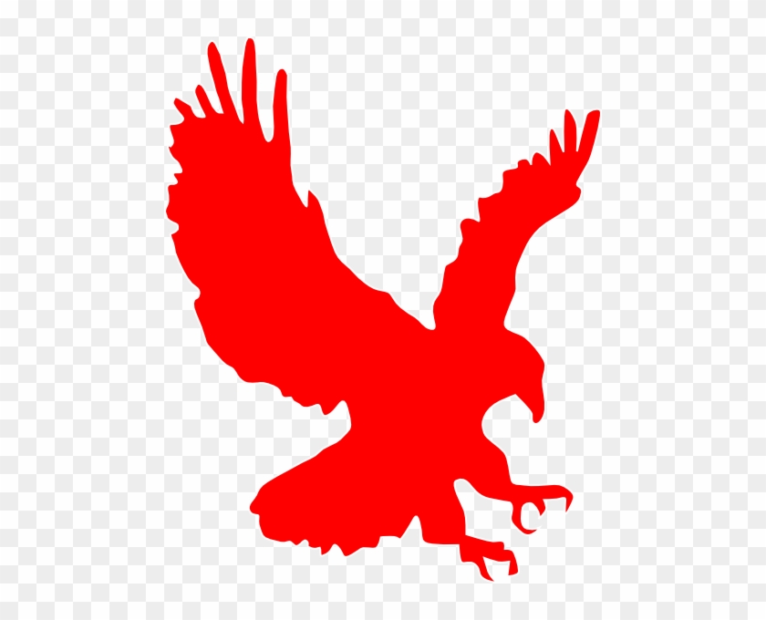 Eagle Autocad Dxf Drawing Clip Art - Red Eagle Clipart #374797