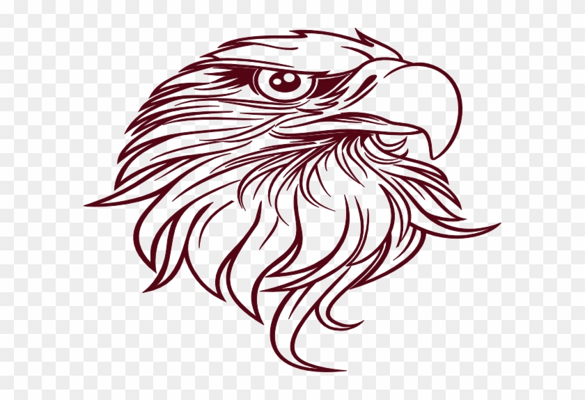 Eagle Maroon And White #374834