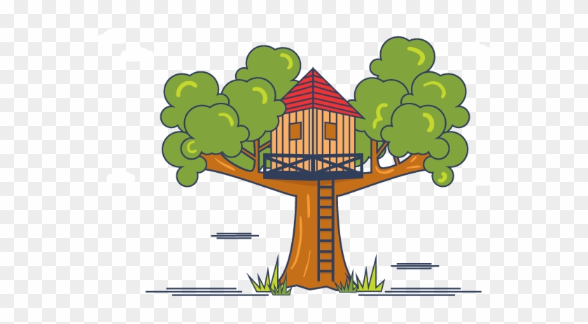 Tree House Euclidean Vector - House #374892