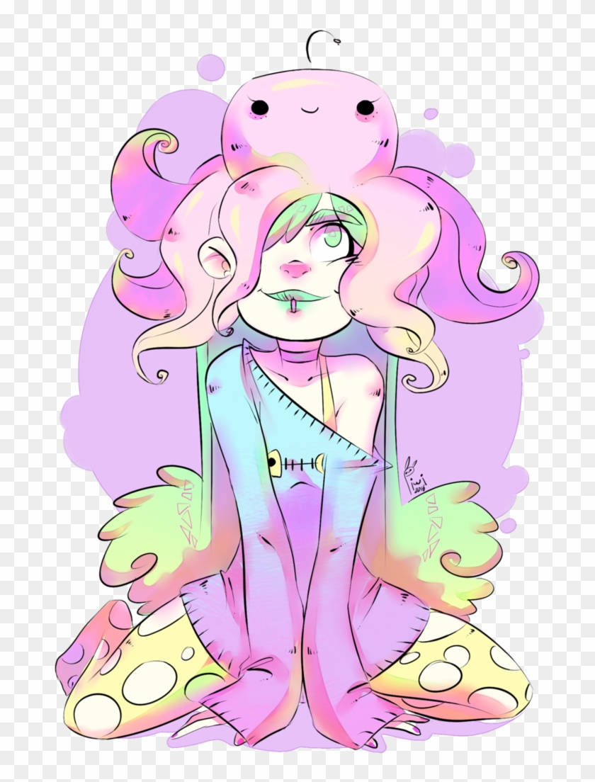 Pastel Girl And Her Octopie By Bluna-blu - Pastel Girl #375062