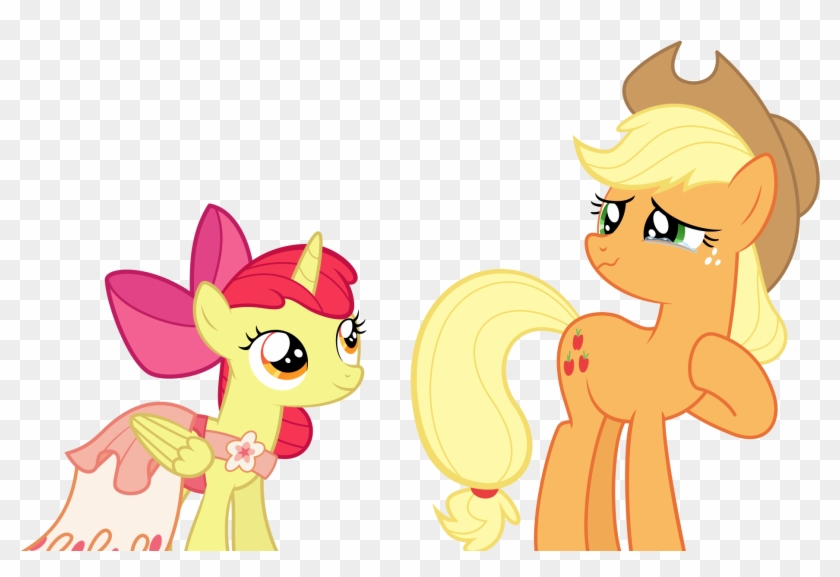 Crying, Dress, Pony, Race Swap, Safe, Simple Background, - Apple Bloom As An Alicorn #375071