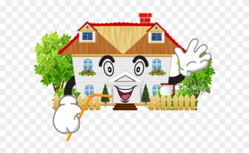 Smiling House - Garden Vector #375097