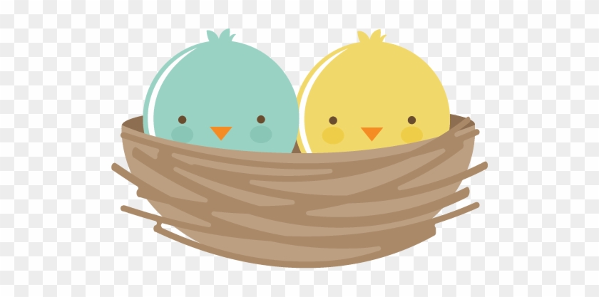 Bird's Nest Clipart Bird Food - Cute Bird Nest Png #375142