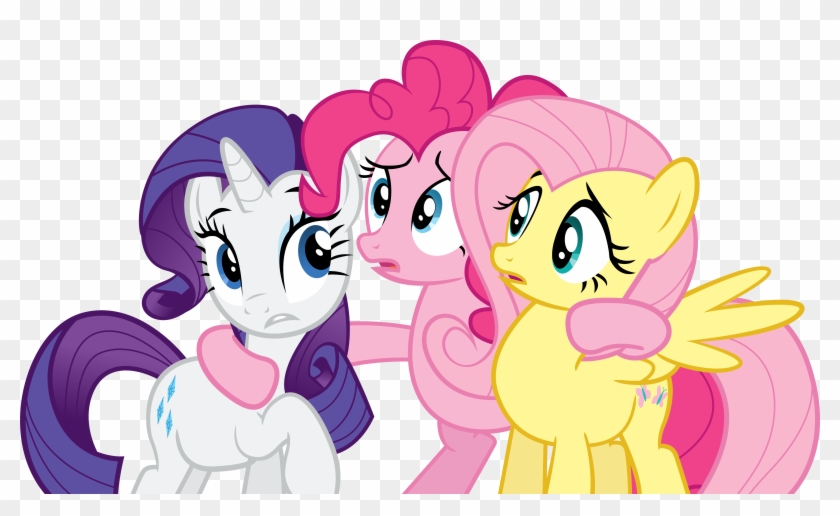 Fluttershy Rarity Pinkie Pie Rainbow Dash Spike Applejack - Pinkie Pie Fluttershy Rarity #375240