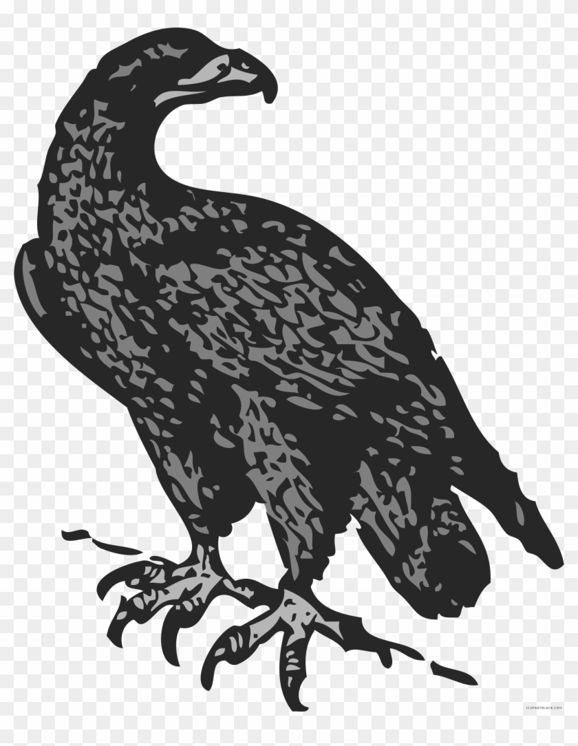 Grayscale Eagle Animal Free Black White Clipart Images - Golden Eagle Clip Art #375258