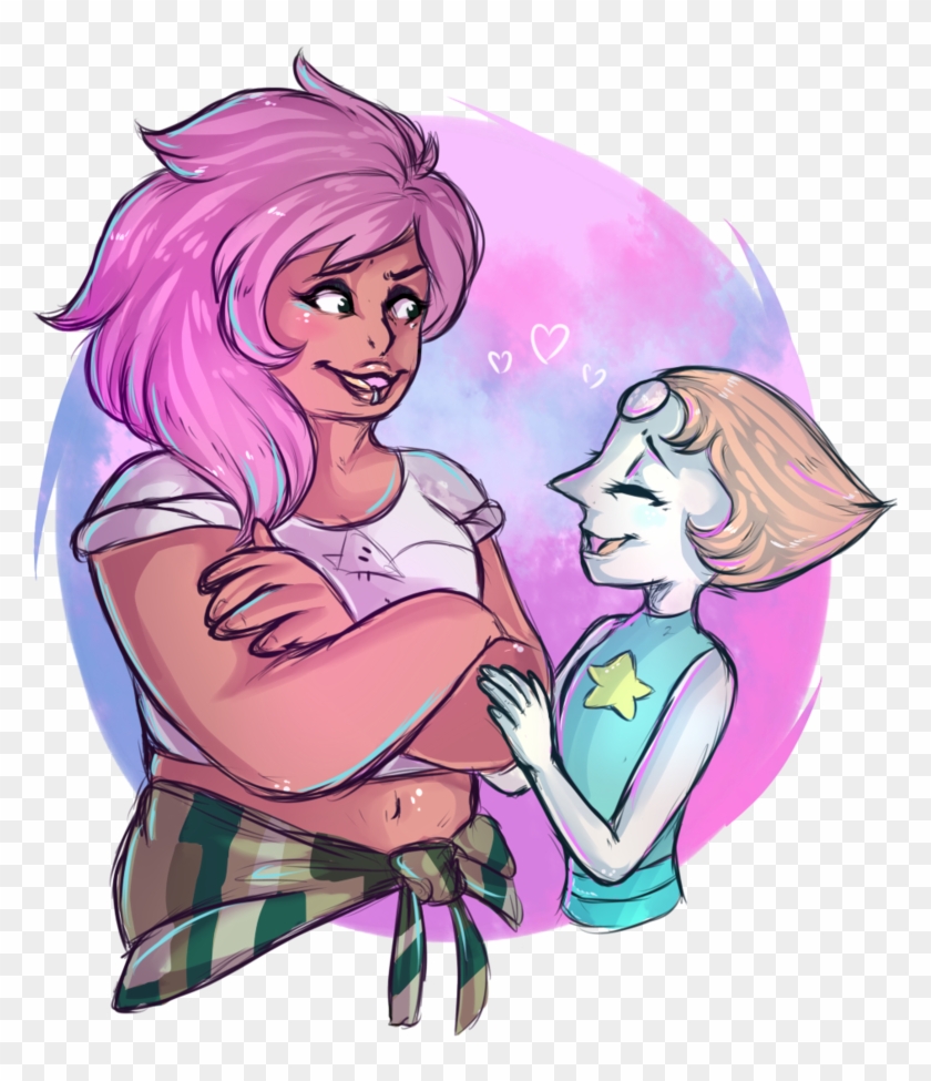 Mystery Girl And Pearl Speedpaint By Gloriau - Pearl Steven Universe And Mysterious Girl #375411