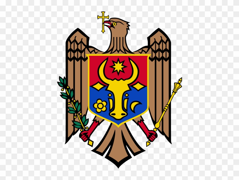 Coat Of Arms Of Moldova - Moldova Coat Of Arms #375479