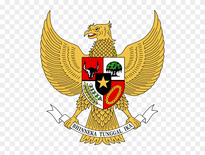 The Garuda Pancasila Is The Coat Of Arms Of Indonesia - Indonesia Crest #375501