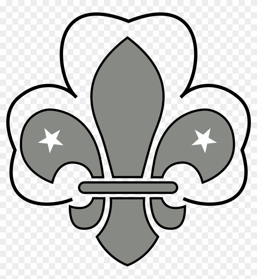 Filewikiproject Scouting Fleur De Lis Greyscale - Girl Scout Fleur De Lis #375513