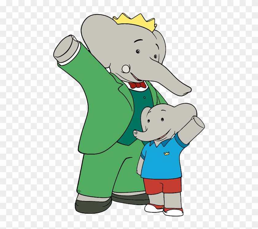 Babar, Badou Waving - Babar Clipart #375528