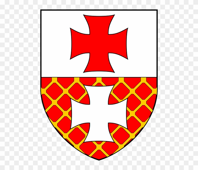 Poland Coat Of Arms, Crest, Helmet Plate, Emblem, Poland - Order Of Christ Cross #375579