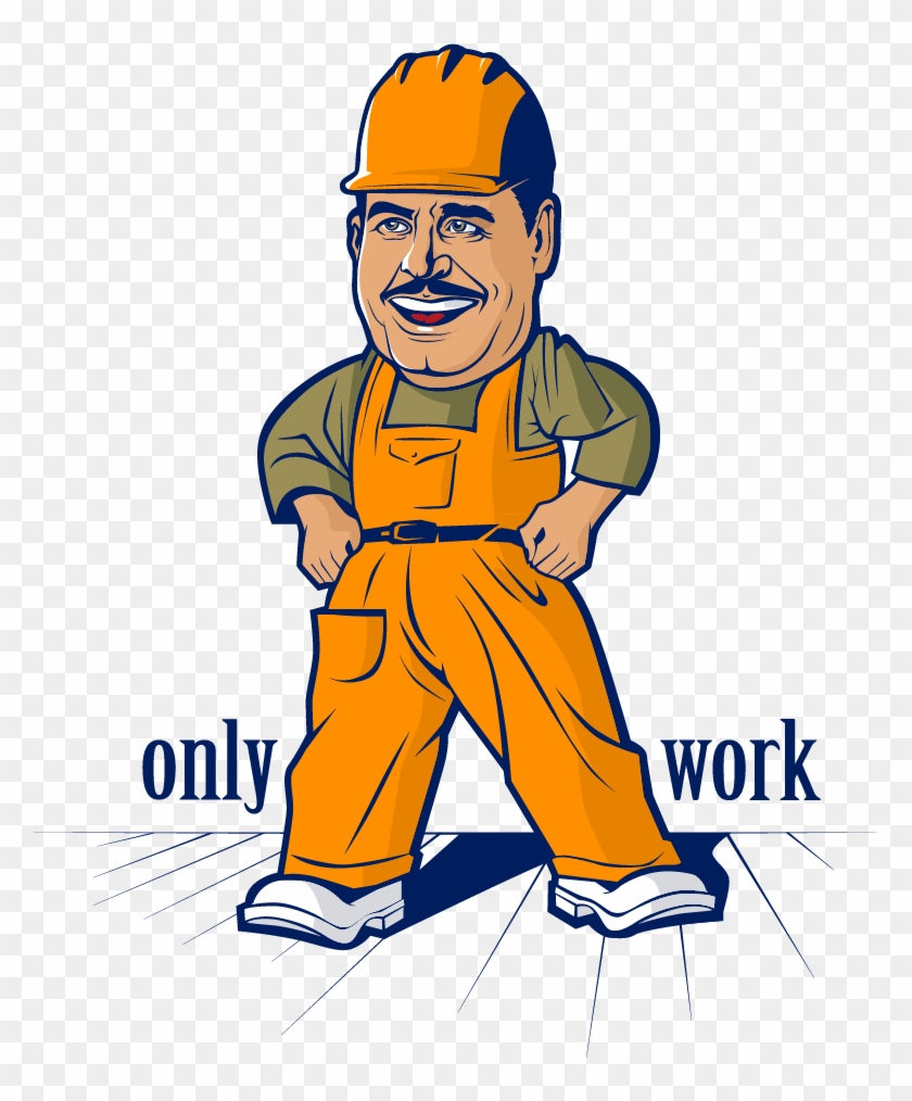 Cartoon Laborer Illustration - Construction Cartoon Characters #375709