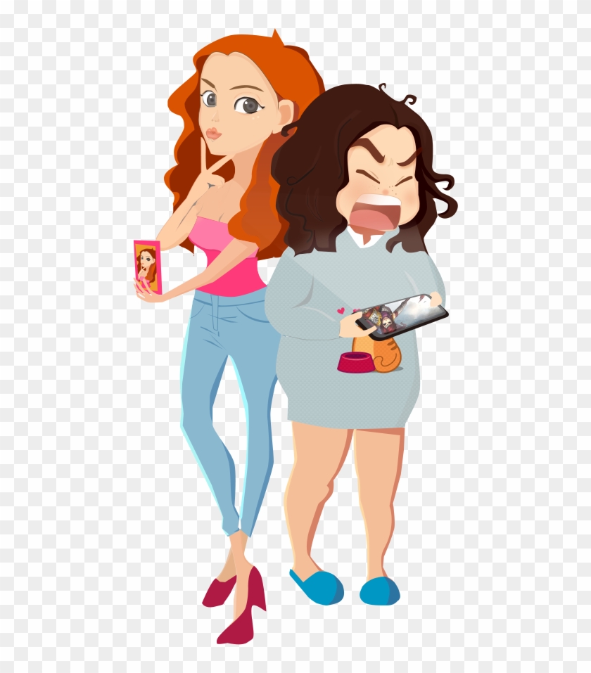 Woman Cartoon Illustration - Woman Cartoon Illustration #375702