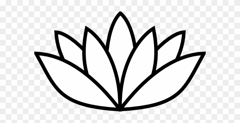 Lotus Flower Line Drawing #375697