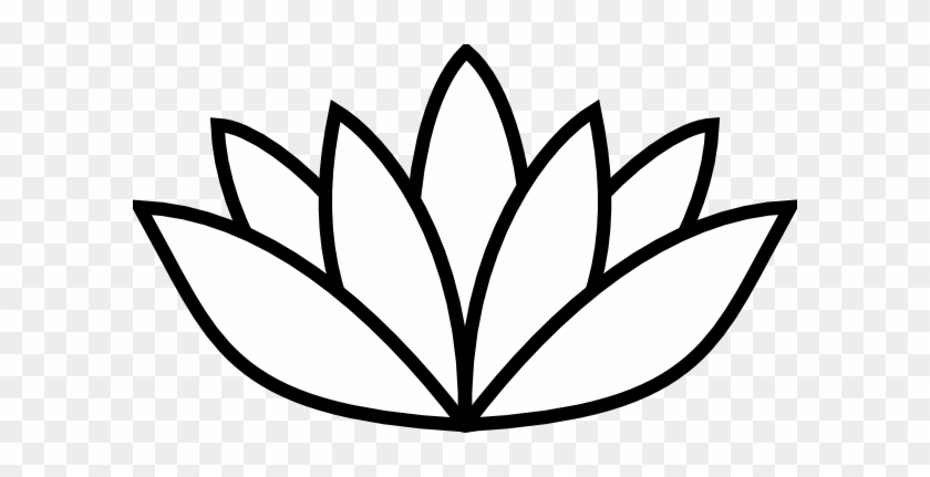 lotus flower outline drawing