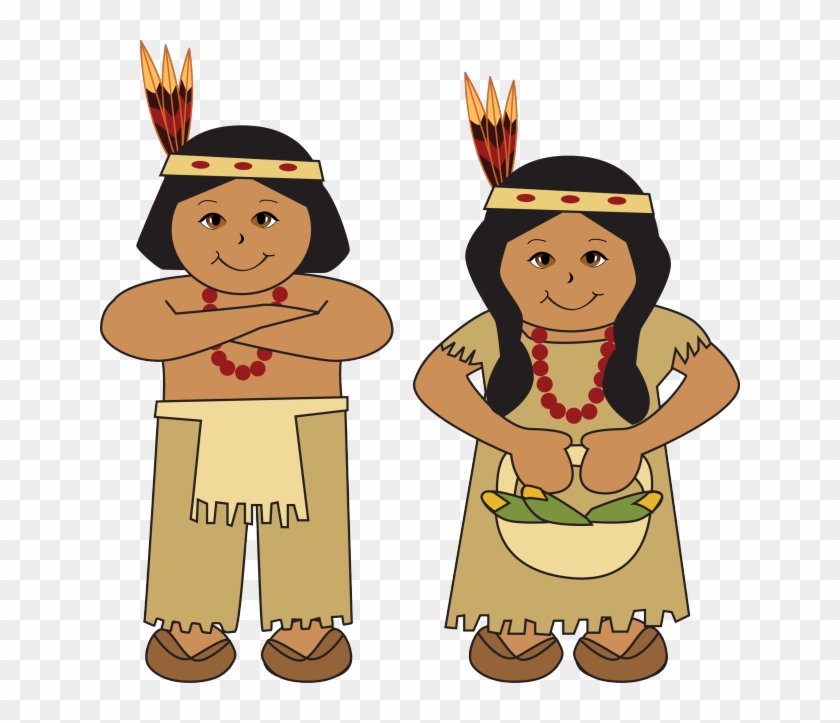 Turkey Clipart Couple - Native Americans Clipart #375761
