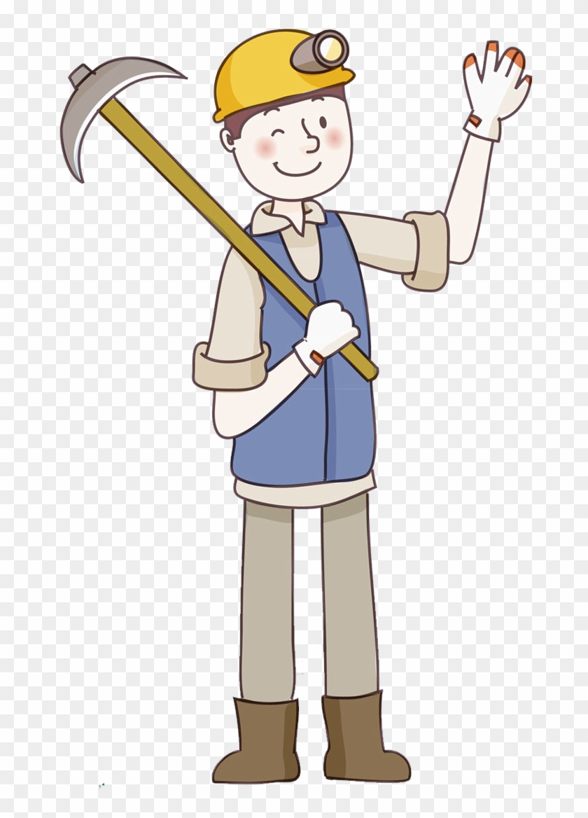 Laborer Drawing Cartoon Illustration - Laborer Drawing Cartoon Illustration #375854