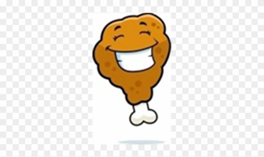 7173180 A Cartoon Fried Chicken Drumstick Smiling - Fried Chicken Cartoon Png #375903