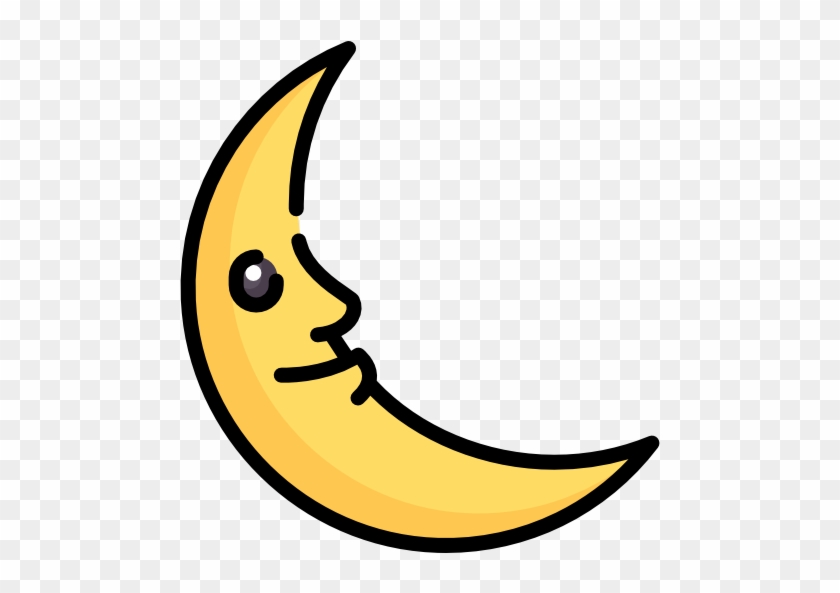 Half Moon Free Icon - Half Moon Free Icon #375980