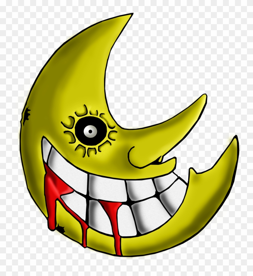 Drawn Lunar Yellow - Soul Eater Moon Png #376006