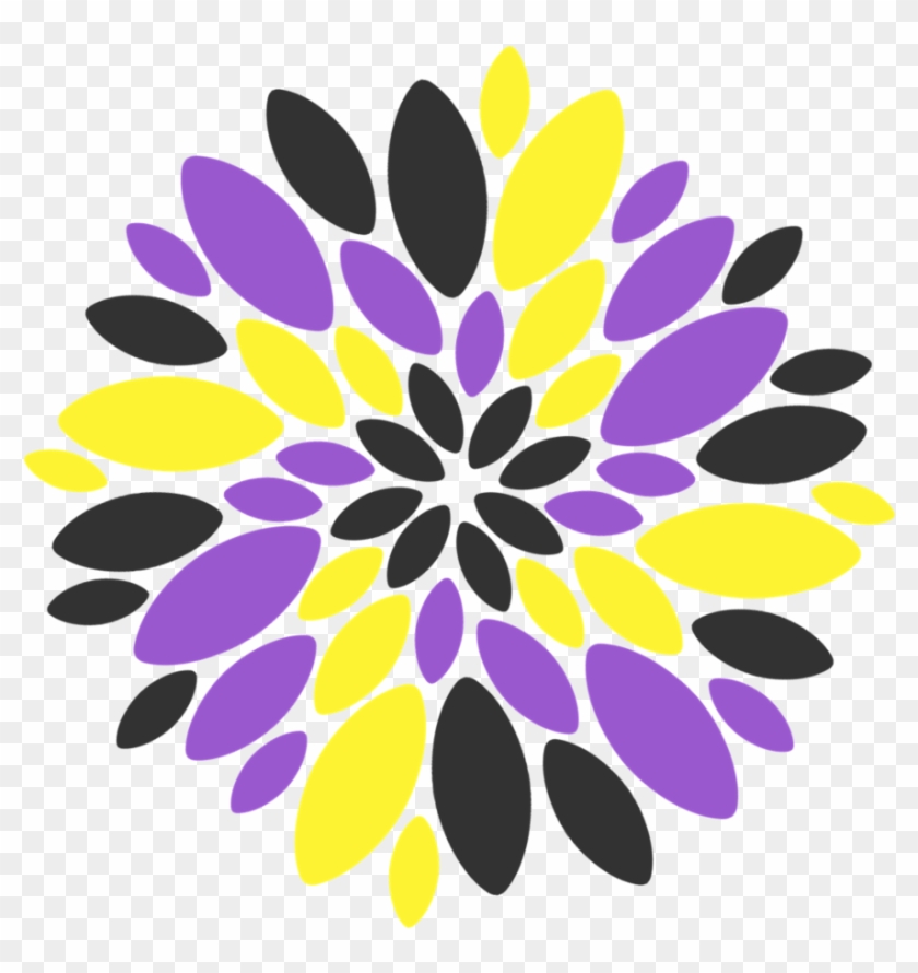 Nonbinary Pride Flower By Brokenwings11ofnone - Lack Of Gender Identities #376021
