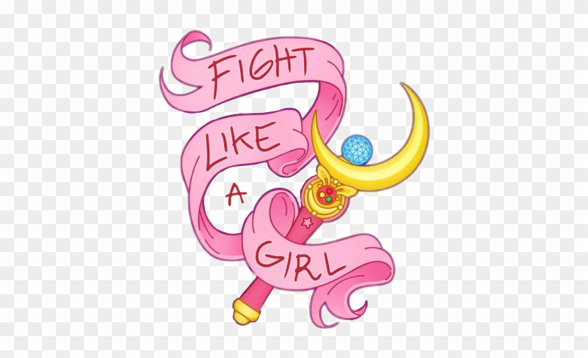 Sailor Sticker - Sailor Moon Fight Like A Girl #376035