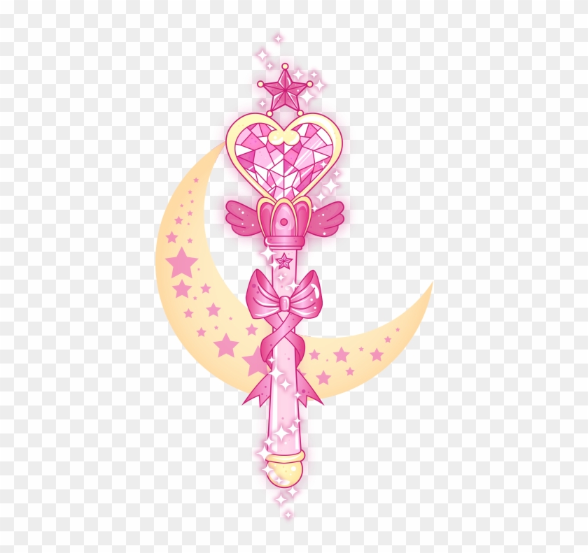 Fight Like A Girl Tattoo Sailor Moon Download - Sailor Chibi Moon Wand #376042