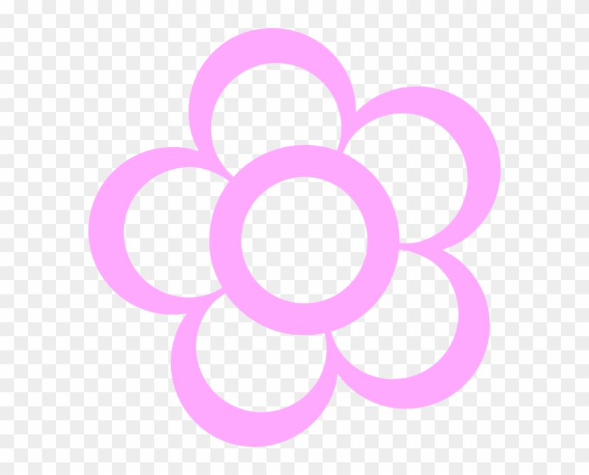Outline Flower - Clipart Library - Coloring Pages Thick Lines #376062